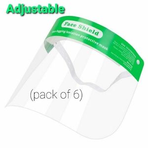 6- Adjustable Face Shields